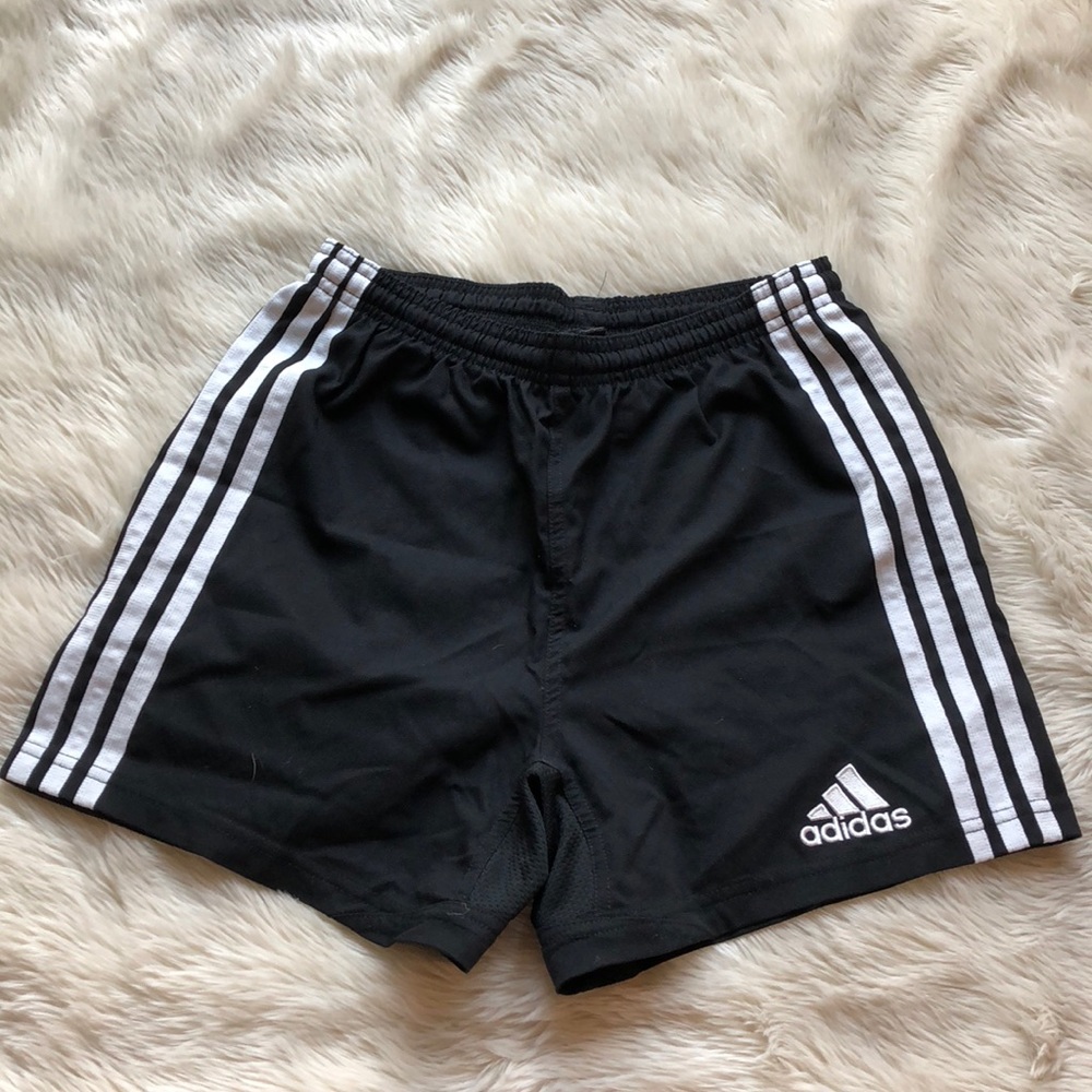 Adidas rugby or soccer shorts canvas material